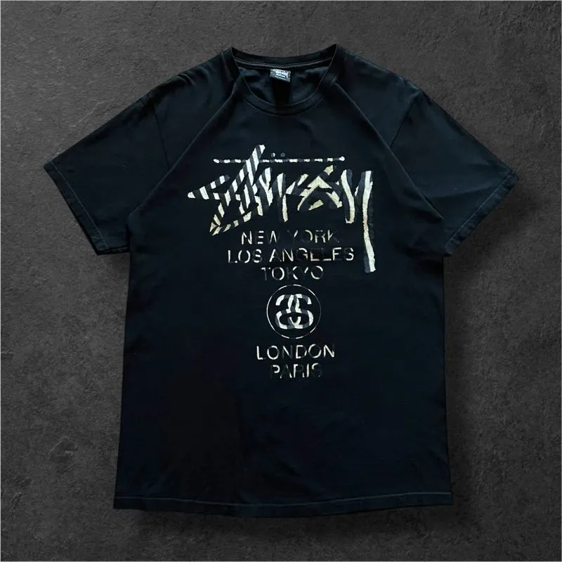 T-shirt stussy tour 2000s photo 1