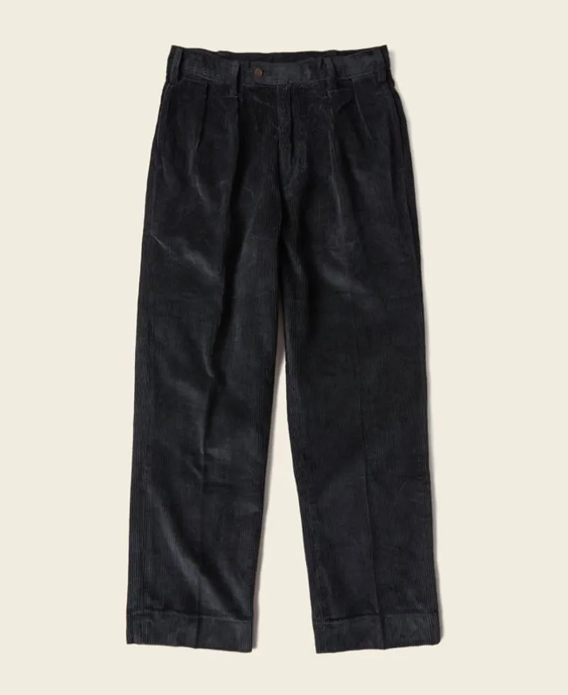 Non Stock 2tuck Corduroy Trousers photo 1