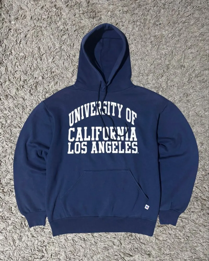 1990’s Russell Athletic “UCLA” Navy Hoodie photo 1