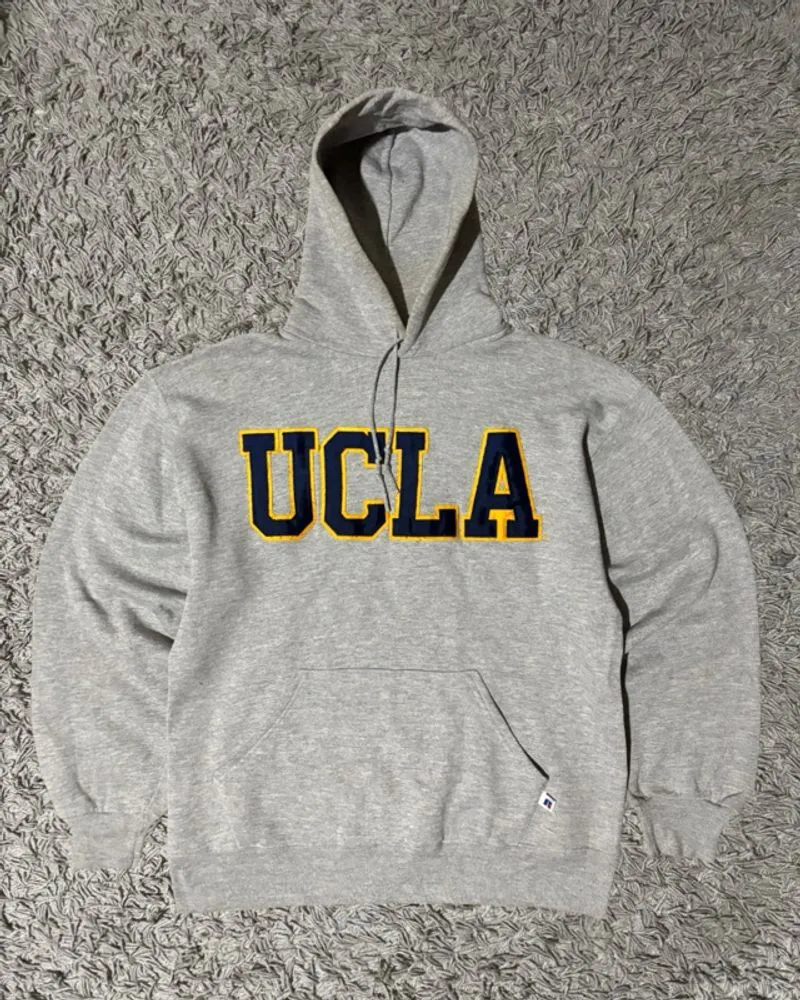 1990’s Russell Athletic “UCLA” Heather Grey Hoodie photo 1