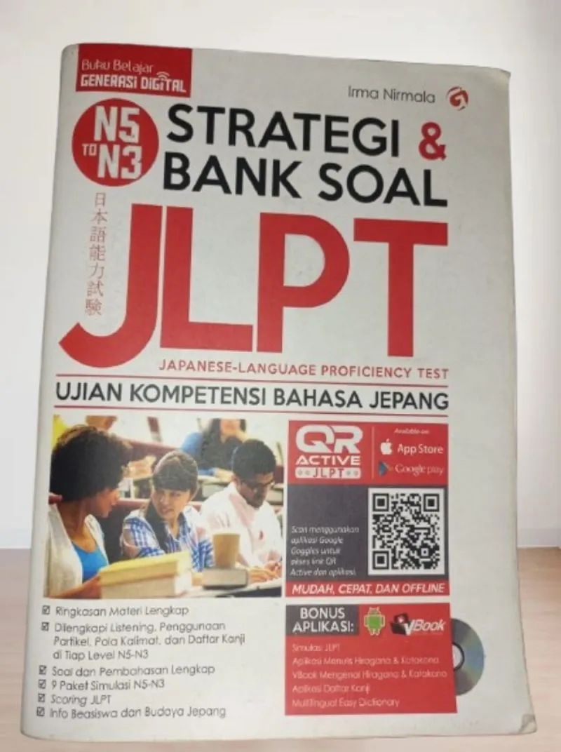 Buku Strategi & Bank Soal JLPT (Free CD) photo 1