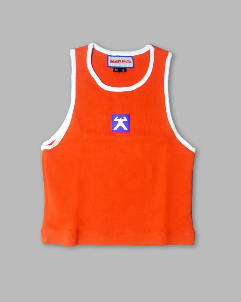Crop top - Official Magafaka - Orange - (bekas display)  photo 1
