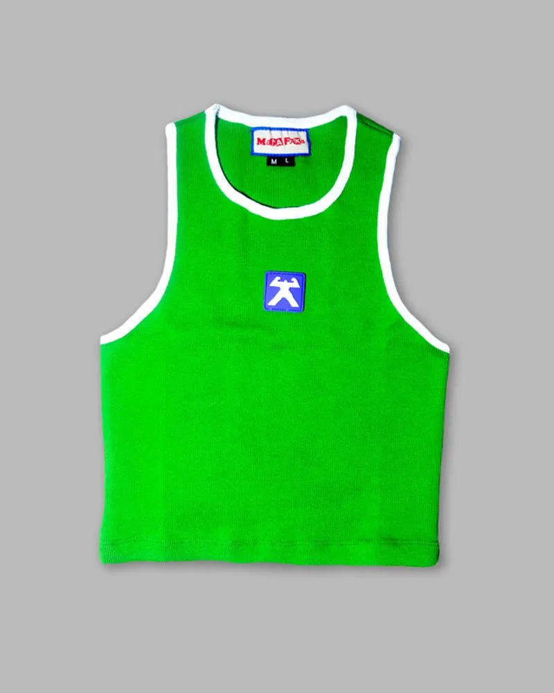 Crop top - Official Magafaka - Green - (bekas display)  photo 1