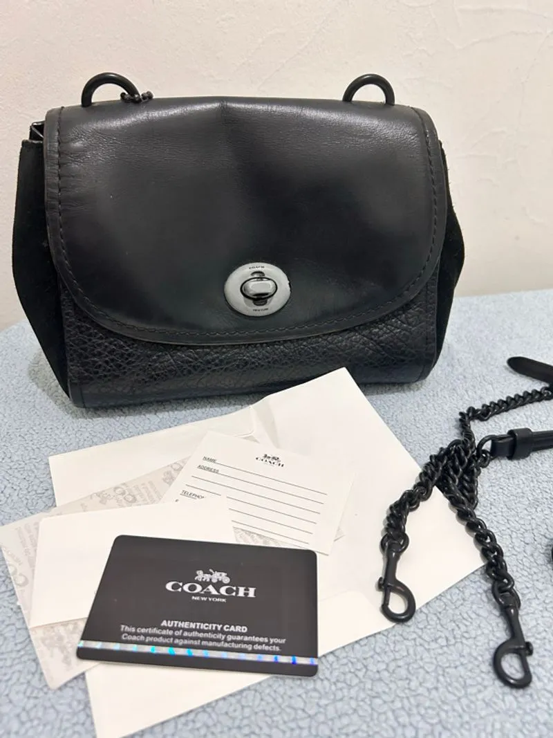 Tas leather Coach  photo 1