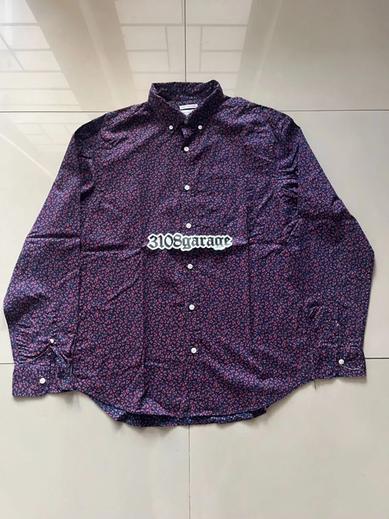 Kemeja lengan panjang flannel old navy casual pria floral si photo 1