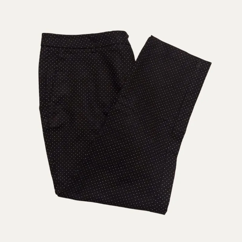 Celana Panjang Motif Polkadot Hitam Soft Jeans Bawahan Kerja photo 1