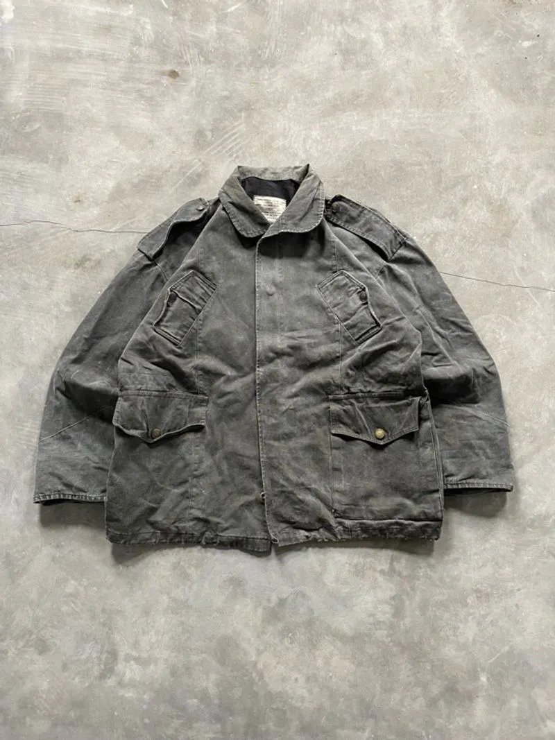 1970’s - Dutch Military Jacket Multi Pocket Canvass  photo 1