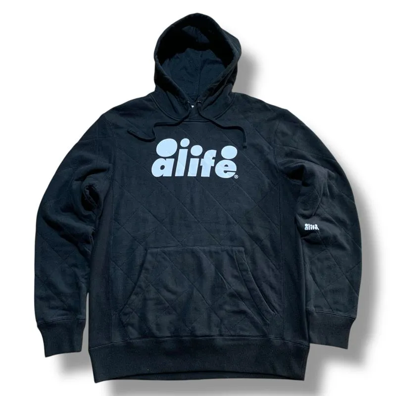 Alife Nyew York Black Diamond Quilt Hoodie photo 1