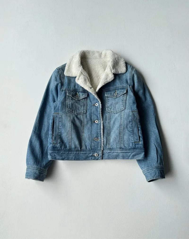 Uniqlo GU trucker sherpa jacket photo 1