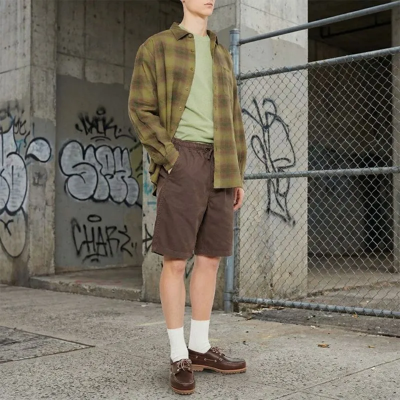 Thisisneverthat Korea Streetwear Men's Brown Beach Shorts photo 1