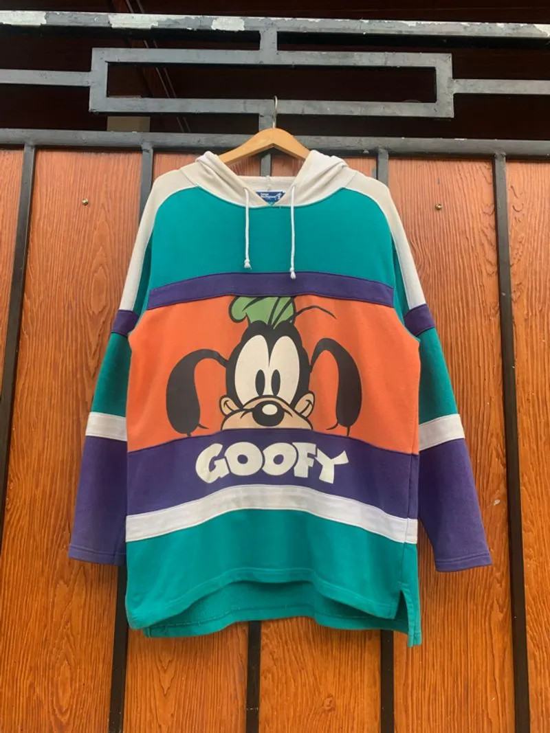 Hoodie vintage Goofy Tokyo Disneyland 90s photo 1