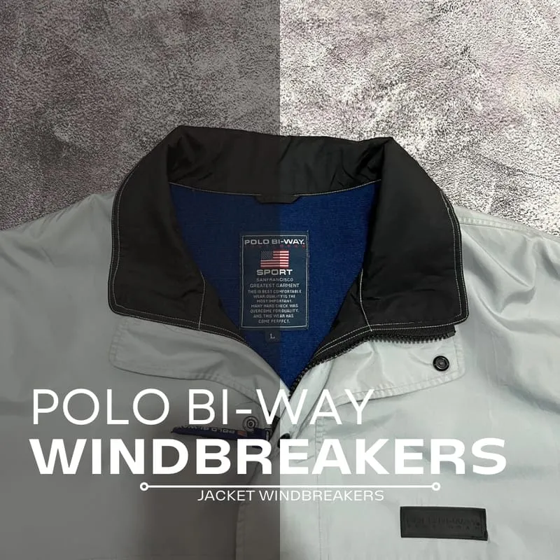 Polo Ralph Lauren Streetwear Casual Windbreaker Pria gray photo 1