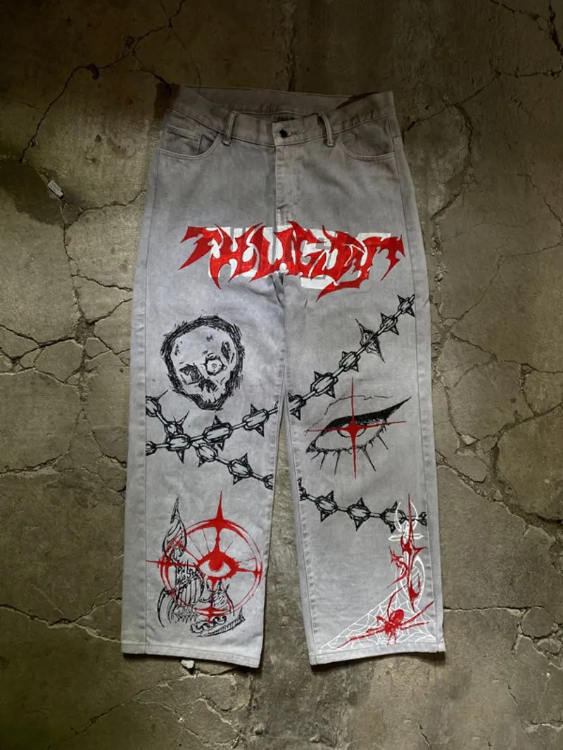 Custom Paintwork Baggy Jeans photo 1
