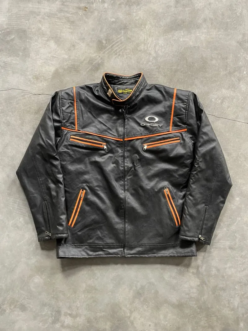 1990’s - Oakley Bootleg Racing Leather Jacket photo 1