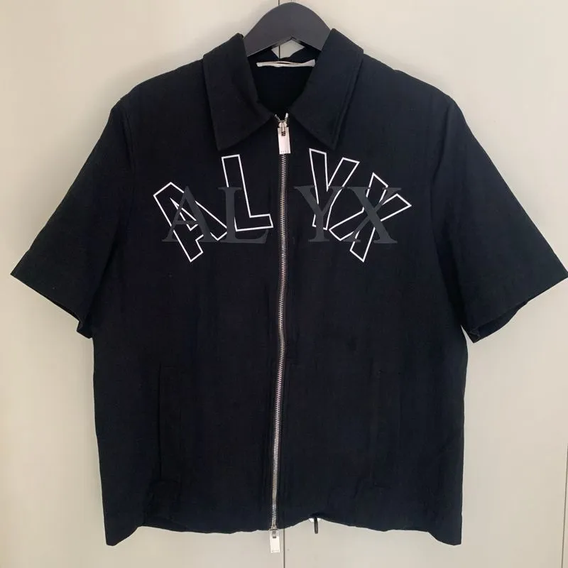 1017 ALYX 9SM Logo Zip Shirt Black photo 1