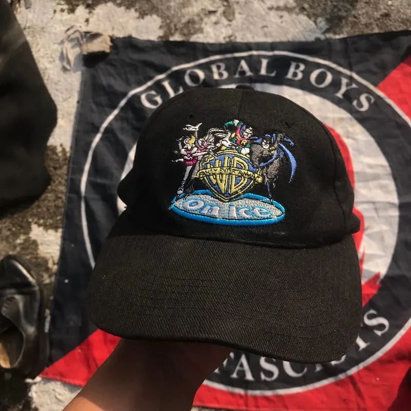 Vintage Streetwear Hat Pria black photo 1