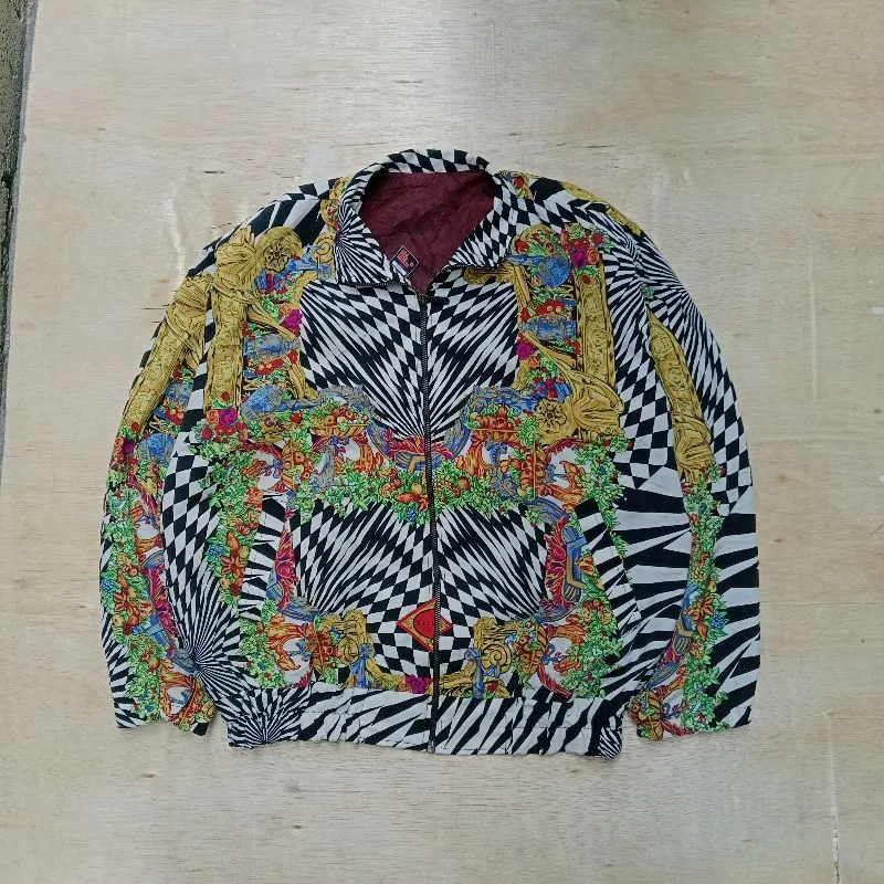 Jaket jacket vintage lawasan motif  photo 1