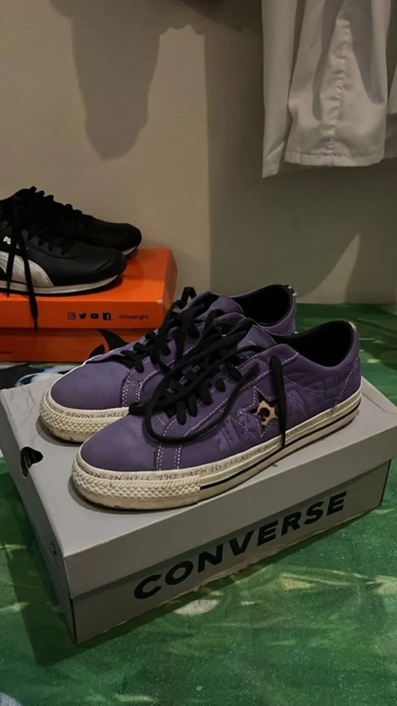 converse one star pro x sean pablo wil lilac photo 1