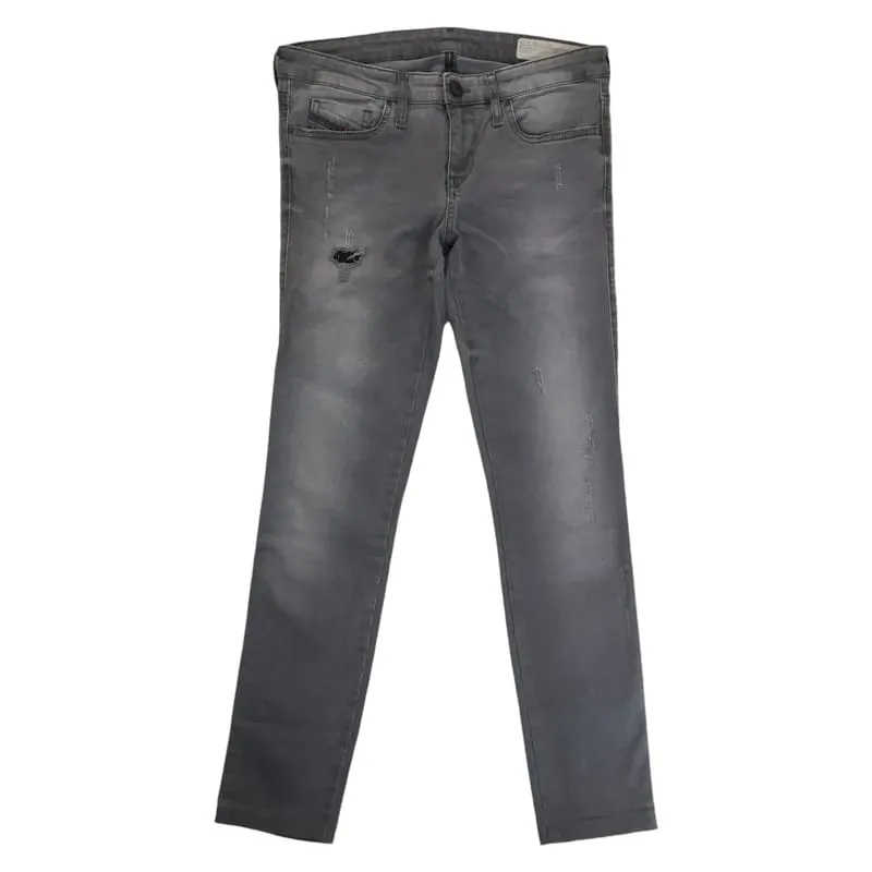 Diesel Vintage Streetwear Skinny jeans Wanita gray photo 1