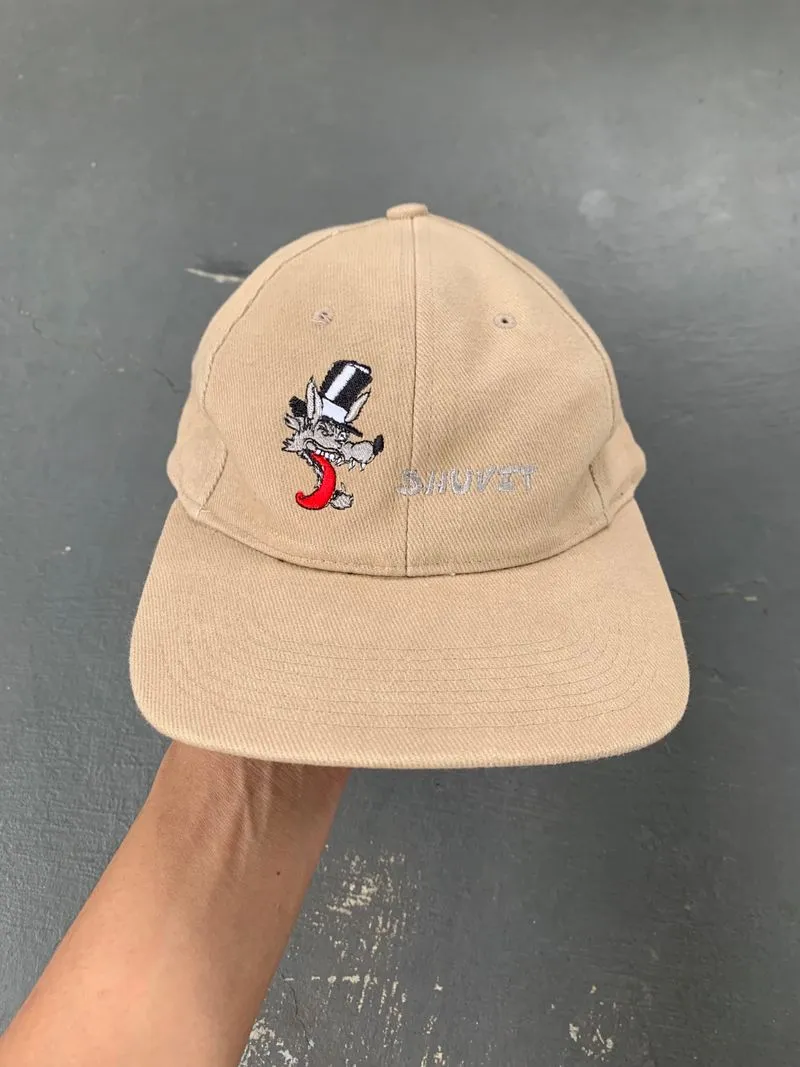 Streetwear Vintage Hat Pria tan photo 1