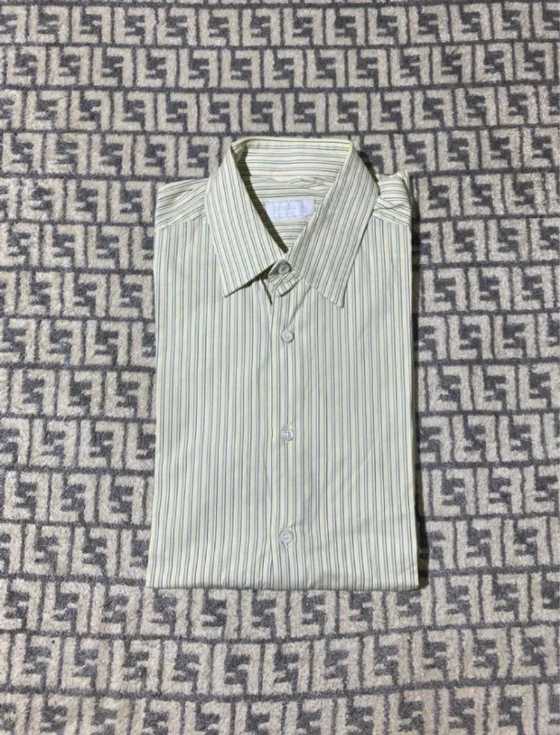 Prada Yellow Stripe Shirt photo 1