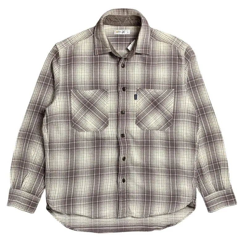 Japanese brand Streetwear Minimalist Formal shirt Pria tan brown photo 1