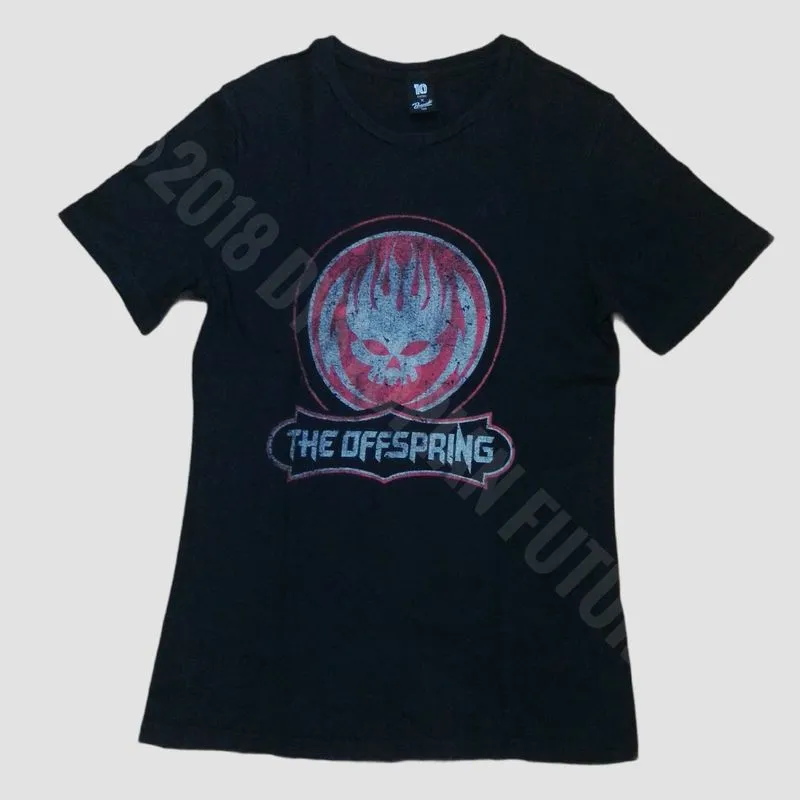 T-shirt Band The Offspring - Distressed Skull photo 1