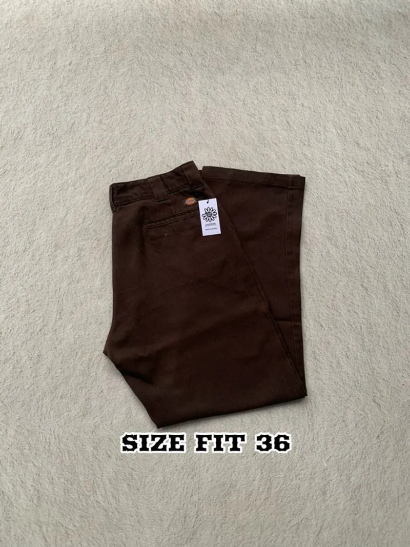 Celana Dickies 874 FLEX - Darkbrown photo 1