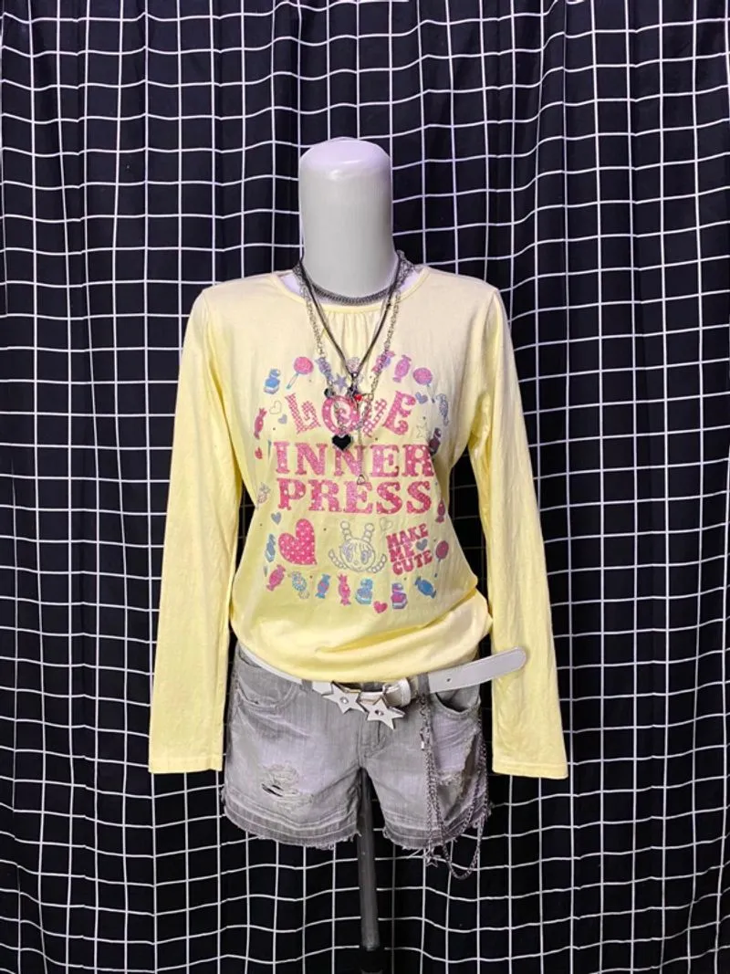 y2k inner press long sleeve photo 1