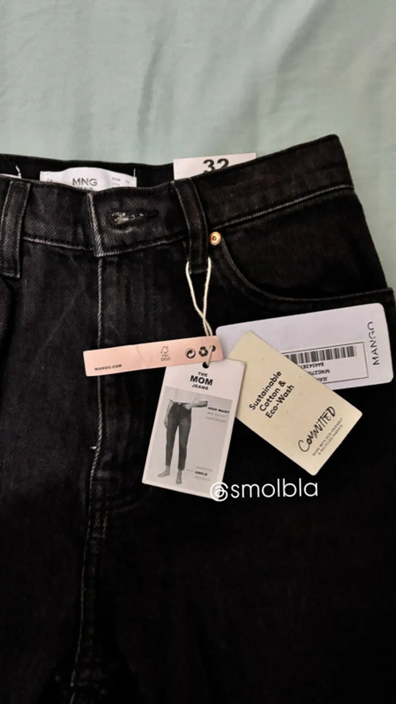 Mom High Waist Jeans Mango Size 32(New) photo 1