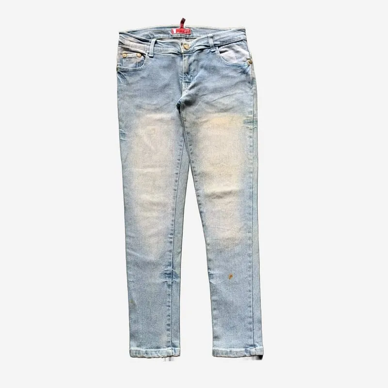 Casual Skinny jeans Wanita blue photo 1