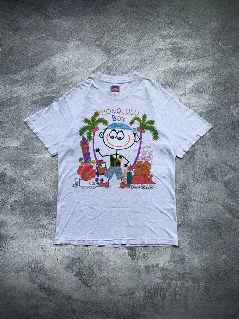 90s DANNY FIRST HONOLULU BOY TEE photo 1