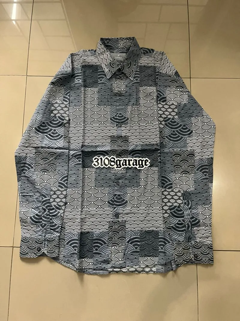 Kemeja lengan panjang casual pria mens formal batik comis bi photo 1