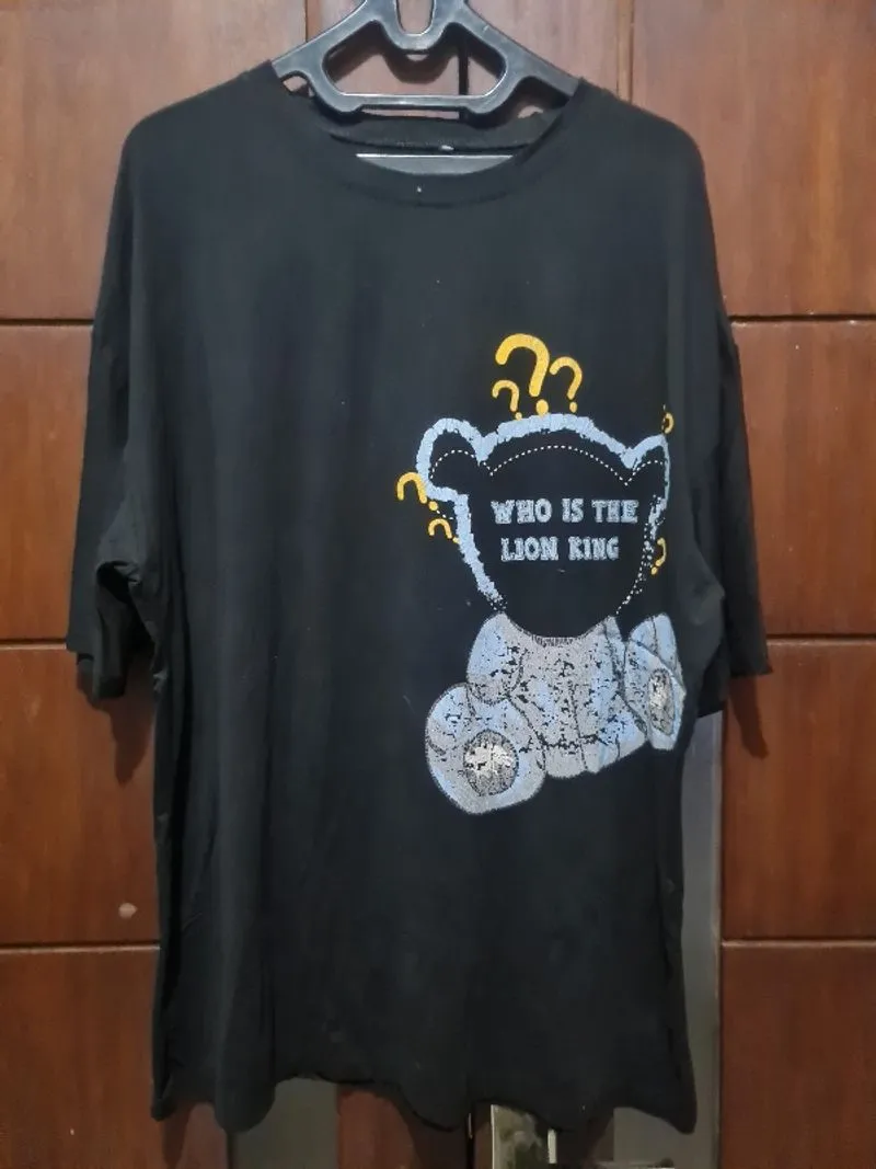 Kaos teddy bear "who is the lion king" photo 1