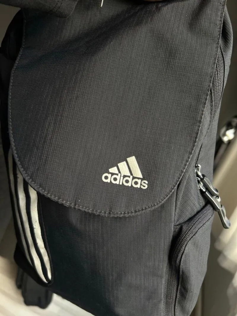 Vintage Adidas Back Pack BW (Rare) photo 1