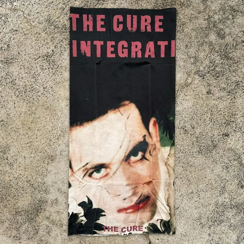 Vintage Y2K Style The Cure Buff Bandana Masker Multifungsi photo 1