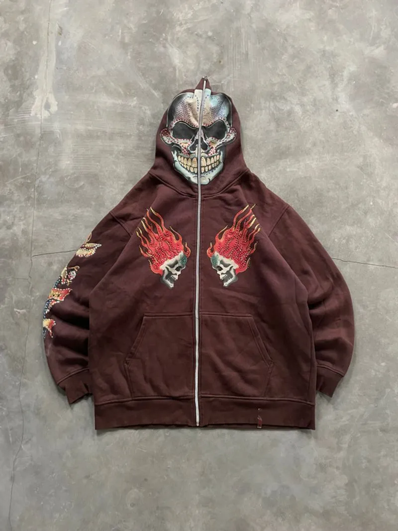 1990’s - CLH Creating Limitless Height Ed Hardy Style Hoodie photo 1
