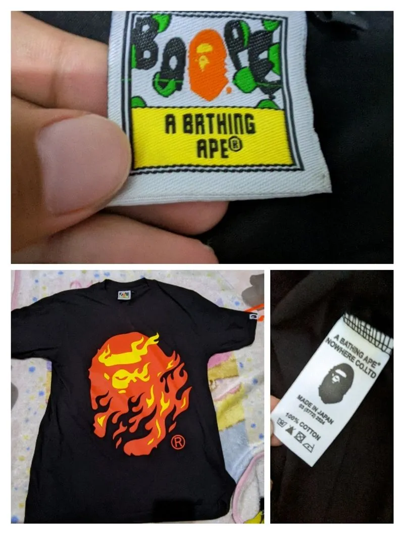 t-shirt a bathing ape photo 1