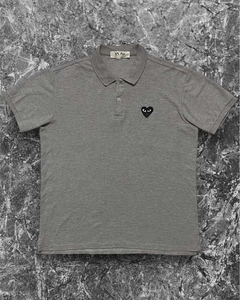 COMME des GARÇONS Luxury Polo shirt Pria gray photo 1