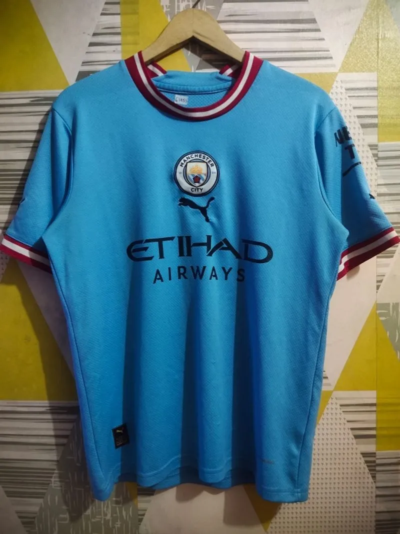 Jersey Puma Home Manchester City 2022/23 Treble Winners photo 1
