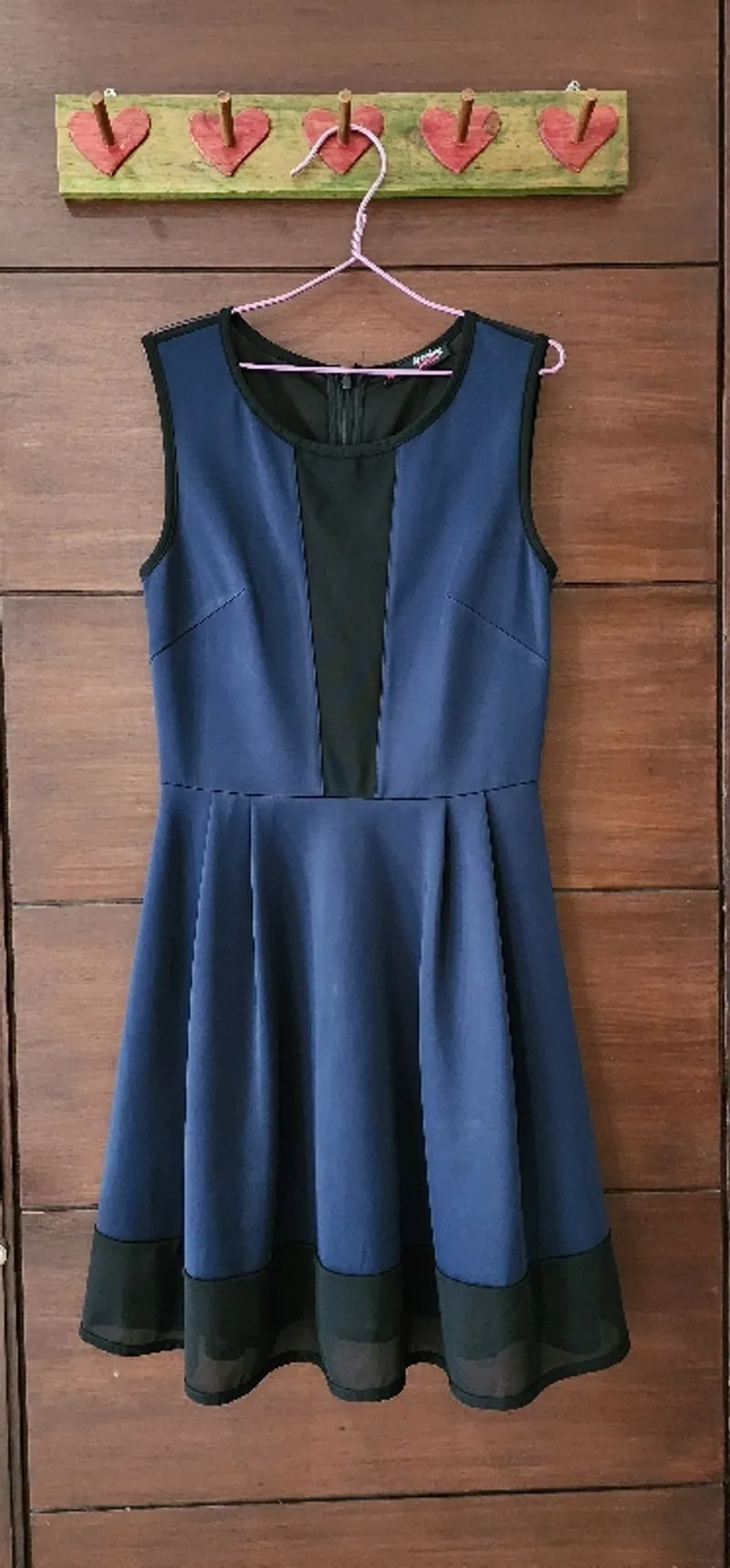Dress navy simple pretty photo 1