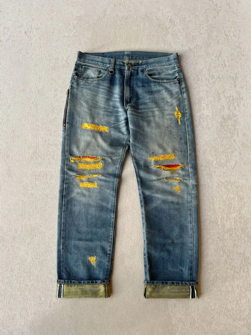Levi’s 505 x CLOT x Kazuki Kuraishi Selvedge Denim Jeans photo 1