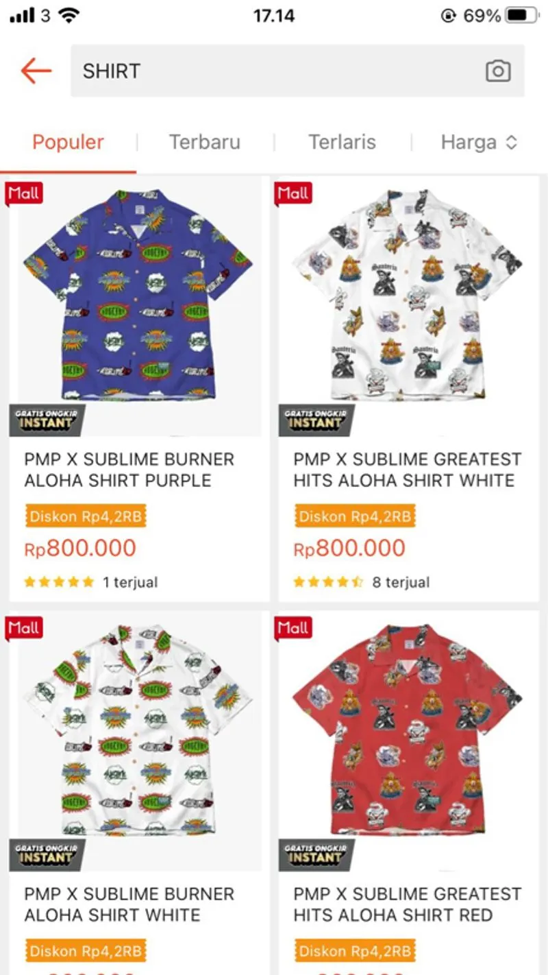 KEMEJA PMP X SUBLIME photo 1