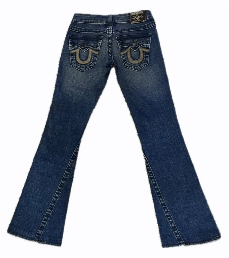 True Religion low-rise bootcut denim with classic horseshoe  photo 1
