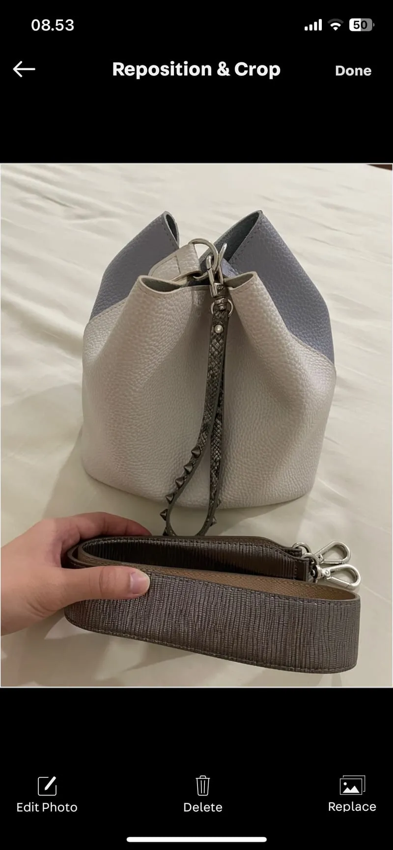 FINDKAPOOR Casual Bucket bag Wanita white photo 1