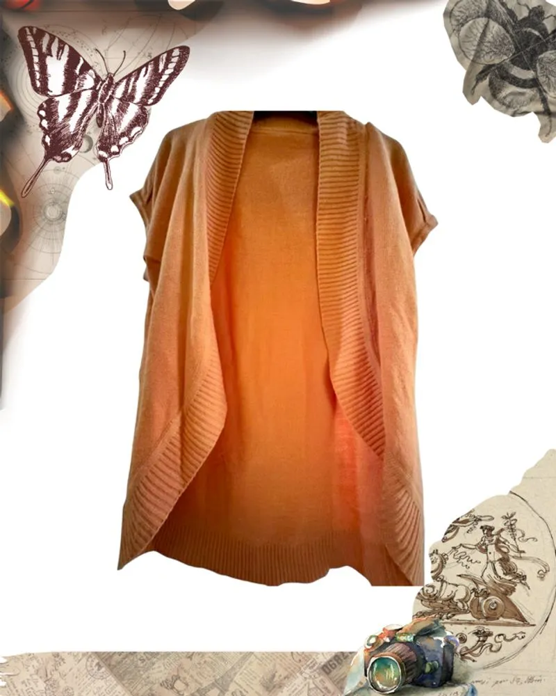 Cardigan Orange 2 photo 1