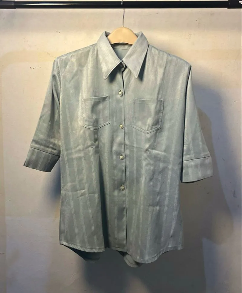 Kemeja Piyama Satin photo 1