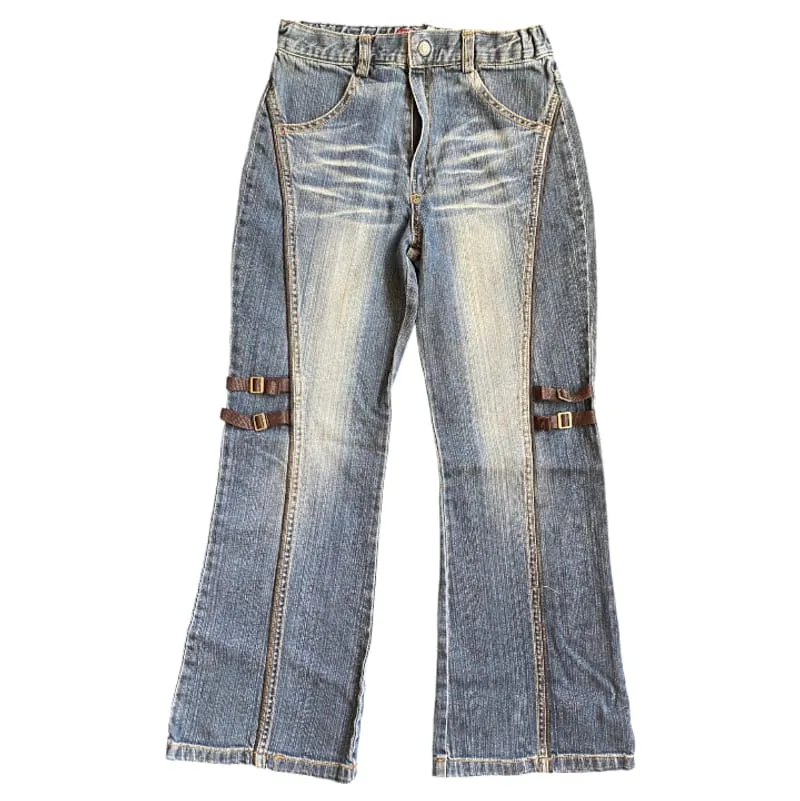 Vintage Y2K Wanita navy gray blue photo 1
