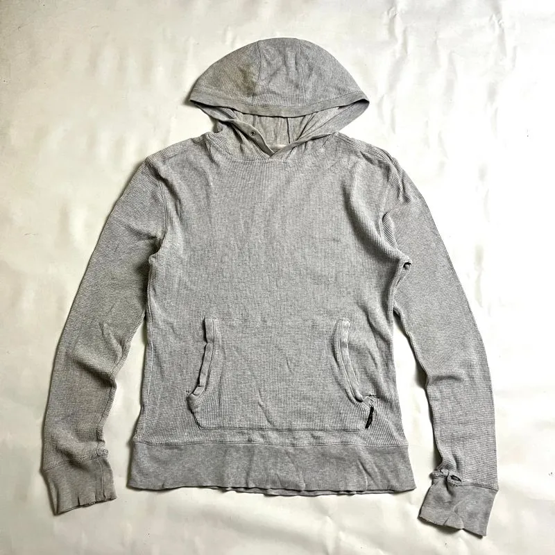 00s Stussy trashed hoodie grey  photo 1