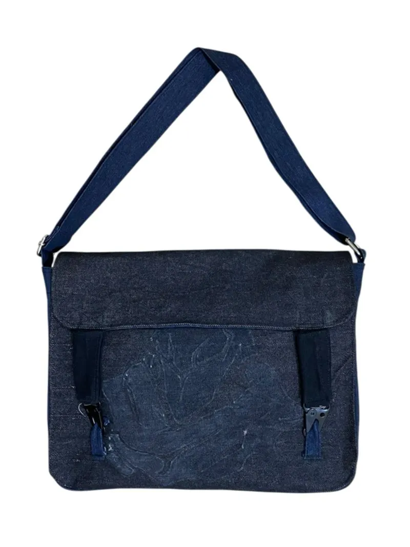 REWORK SLINGBAG WITH DENIM KNIGHT HOLOGRAM DISTRESSED photo 1